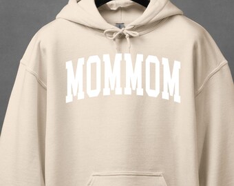 Mommom Hoodie: Grandma Gift, Mothers Day Sweater, Baby Announcement