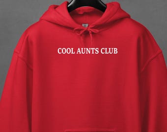 Aunts Club Hoodie, Gildan Unisex Fleece Knit