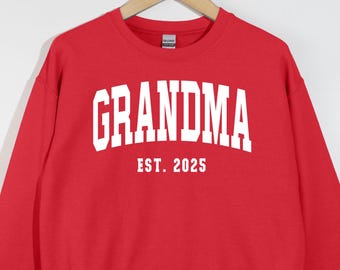 Personalized Grandma Sweatshirt, Custom Mother's Day Gift