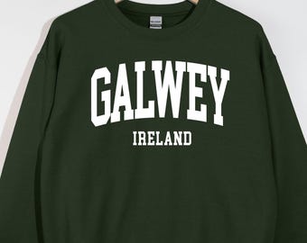 Galway Ireland Sweatshirt: Unisex Collegiate Crewneck