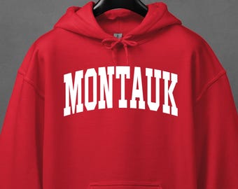 Montauk Hoodie: Unisex Collegiate Crewneck Sweater
