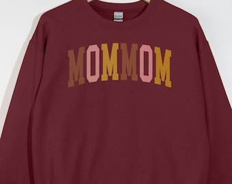 Mommom Sweatshirt, Mothers Day Gift, Grandma Pregnancy Announcement