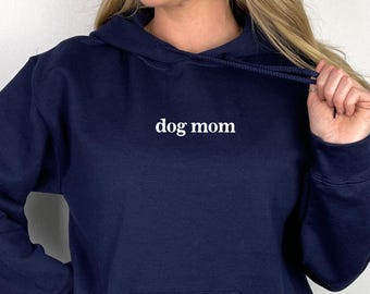 Dog Mom Hoodie: Cozy Cotton-Blend Pet Lover Gift
