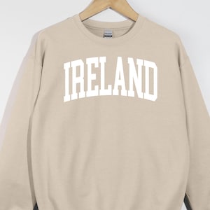 Ireland Sweatshirt, Ireland Sweatshirt Collegiate Crewneck Sweater Unisex, Ireland Shirt, T50