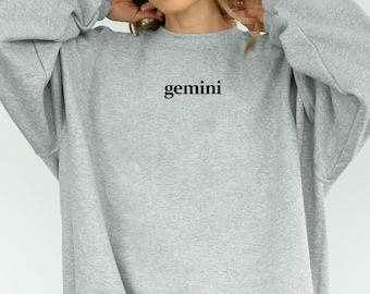 Gemini Zodiac Sweatshirt: Astrology Gift