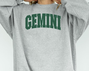 Gemini Sweatshirt: Zodiac Astrology Shirt, Gemini Birthday Gift