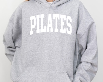 Pilates Hoodie, Gildan Cotton-Blend Pullover, Pilates Instructor Gift