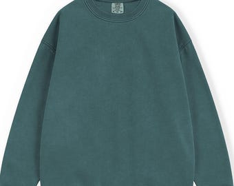 Comfort Colors 1566 Unisex Sweatshirts, Blank Plain Crewneck Sweatshirts, Trendy Sweatshirts For Women And Men, Custom Text Sweatshirt, T201