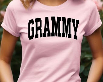 Woman's Relaxed Jersey Grammy Tee, Grandma Gift, Grammy T-shirt, Gigi Shirt, Grandma Gifts, Grammy Shirt, Gift For Grammy, Nanny Shirt, T207
