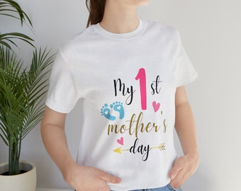 My First Mothers Day T-shirt new mom mothers gift baby