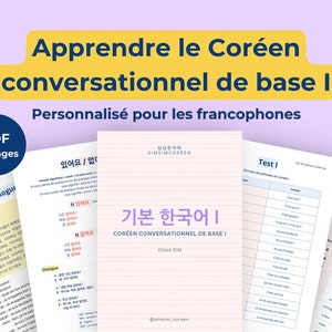 Apprendre le Coréen conversationnel de base I image 1