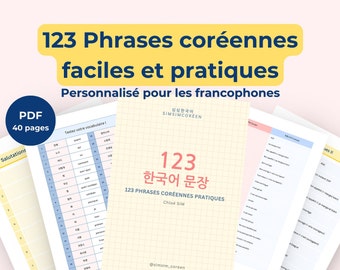 123 phrases coréennes à connaître !