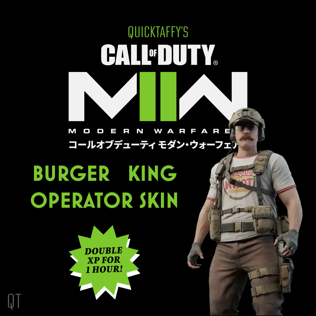 Modern Warfare II: ação do Burger King oferece skin gratuita