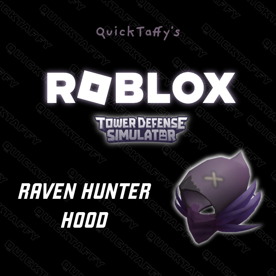 Raven Hunter Hood - Tower Defense Simulator Roblox Promo Code