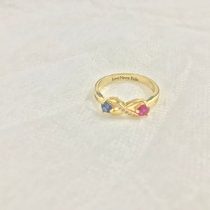 Handmade customized solid brass ring with name