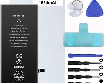 Battery Kit for iPhones Includes Waterproof Sticker, Battery Stickers, MAGNETIC Tools (iPhone SE)