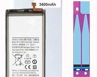 Battery for Samsung Phone Includes Battery Stickers (Galaxy S10)