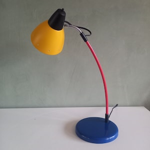 Happy Light Schreibtischlampe im Vintage-Design im Memphis-Stil der 1980er Jahre