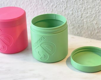 3D-afdrukbare cilinderdoos – schroefdeksel