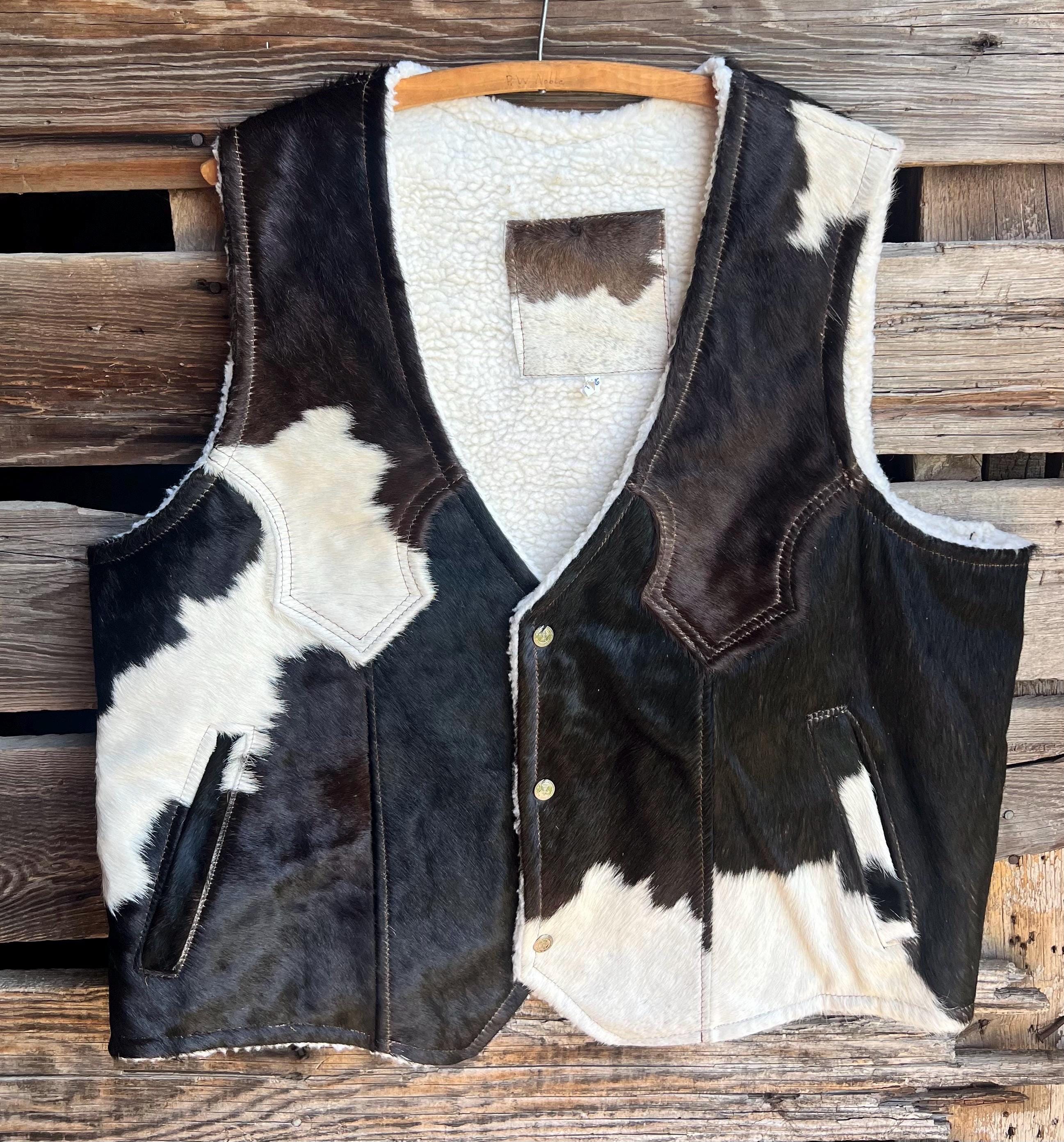 Cowhide vest online