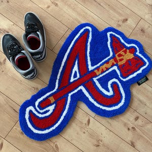 Atlanta Braves Rug - Etsy