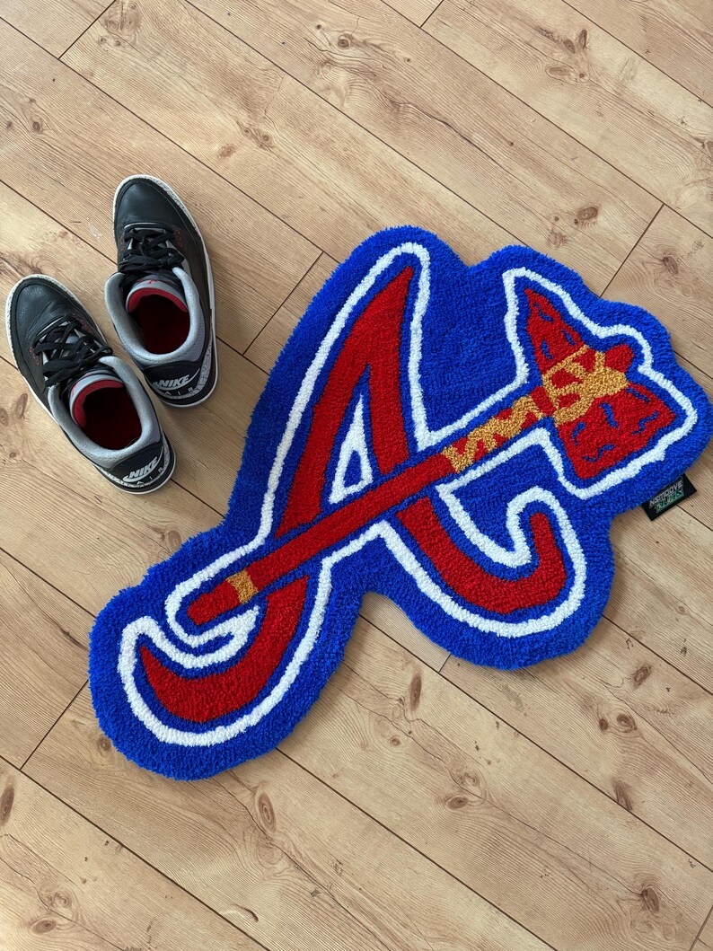 Atlanta Braves Rug - Etsy