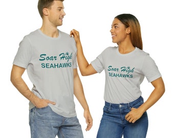 Soar High Seahawks TShirt / Unisex T-shirt / University Shirt / Short Sleeve Shirt
