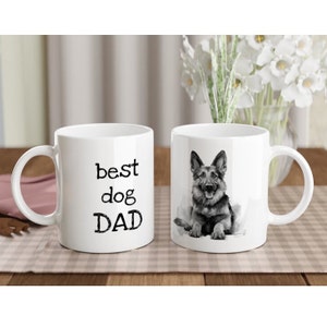 Personalised German shepherd mug | best dog MUM DAD | GSD lovers gift | coffee mug | gifts for tea lovers | dog gift