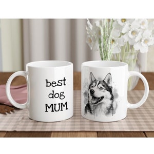Personalised HUSKY mug | best dog MUM DAD |husky lovers gift | coffee mug | gifts for tea lovers | dog gift