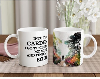 GARDENING ceramic mug | garden lovers mug | potting shed mug | gift for him | gift for her | gardening mug | gardening gift