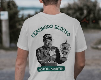F1 T-Shirt - Fernando Alonso 29 T-Shirt - Formel 1 Racing Champion Tee, Aston Martin, F1 Kleidung, Motorsport Kleidung, F1 Shirt, F1 Tshirt