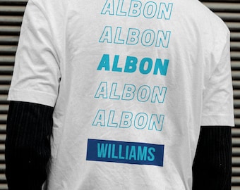 F1 T-Shirt -Alex Albon 23 T-Shirt - Formula 1 Racing Champion Tee, Unisex, F1 Clothing, Motorsport Clothing, F1 shirt, F1 tshirt, Williams