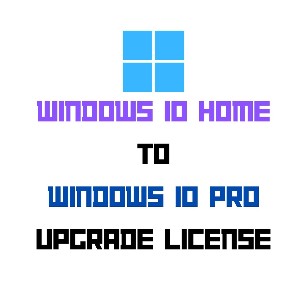 Windows 10 Home to Windows 10 Pro Upgrade Key for 1 PC Lifetime License Etsy