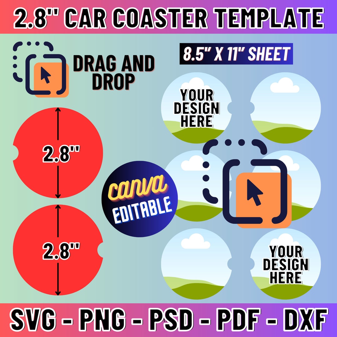 The Car Coaster Template That Will Make Your Ride Stand Out - 2a9jdud