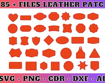 Leather Patch SVG Leather Patch Template Custom Leather Patch Hat Leather Patch SVG Leather Patch Template Custom Leather Patch Hat