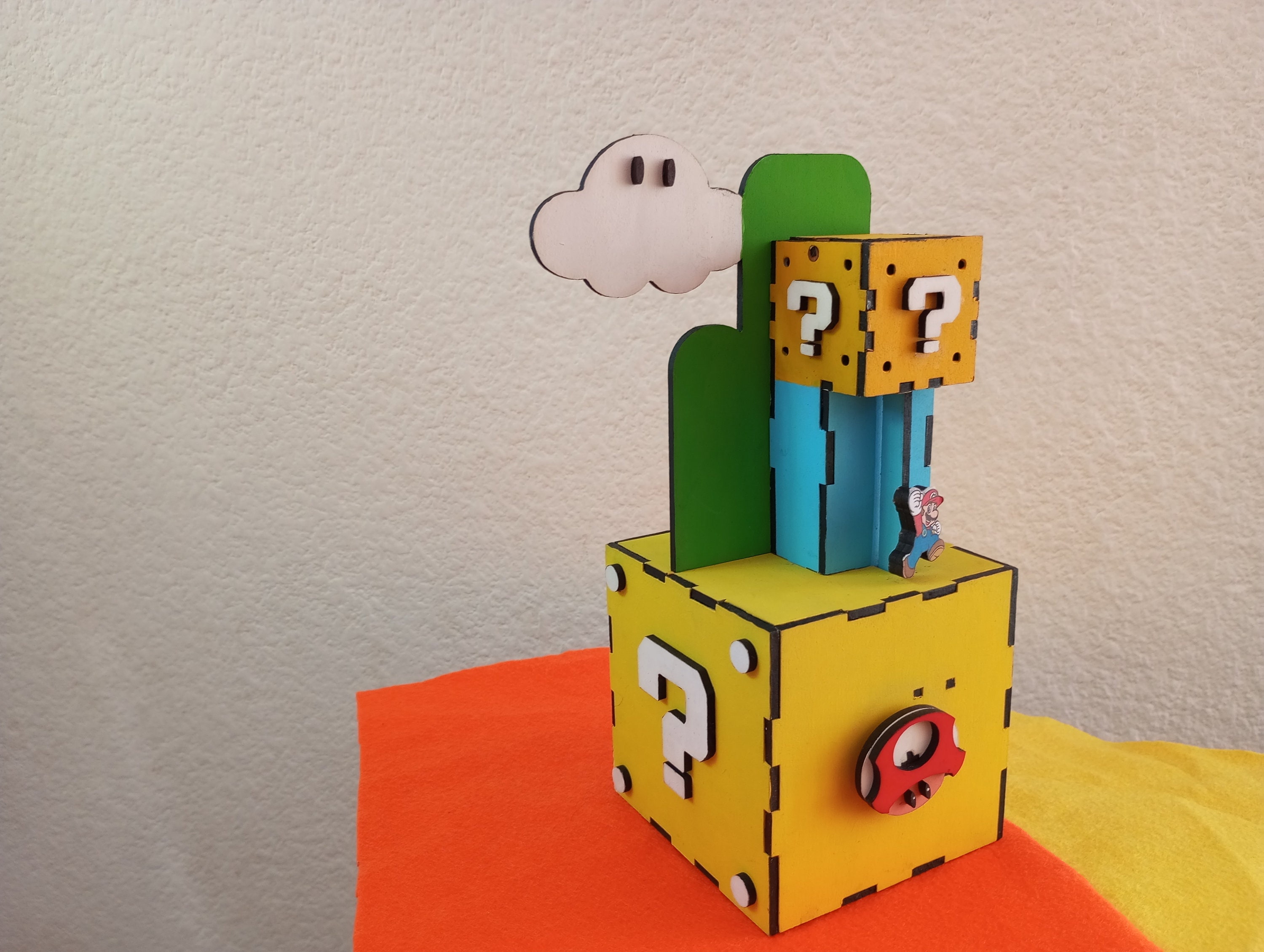 Mario Bros Piggy Bank Vector Etsy