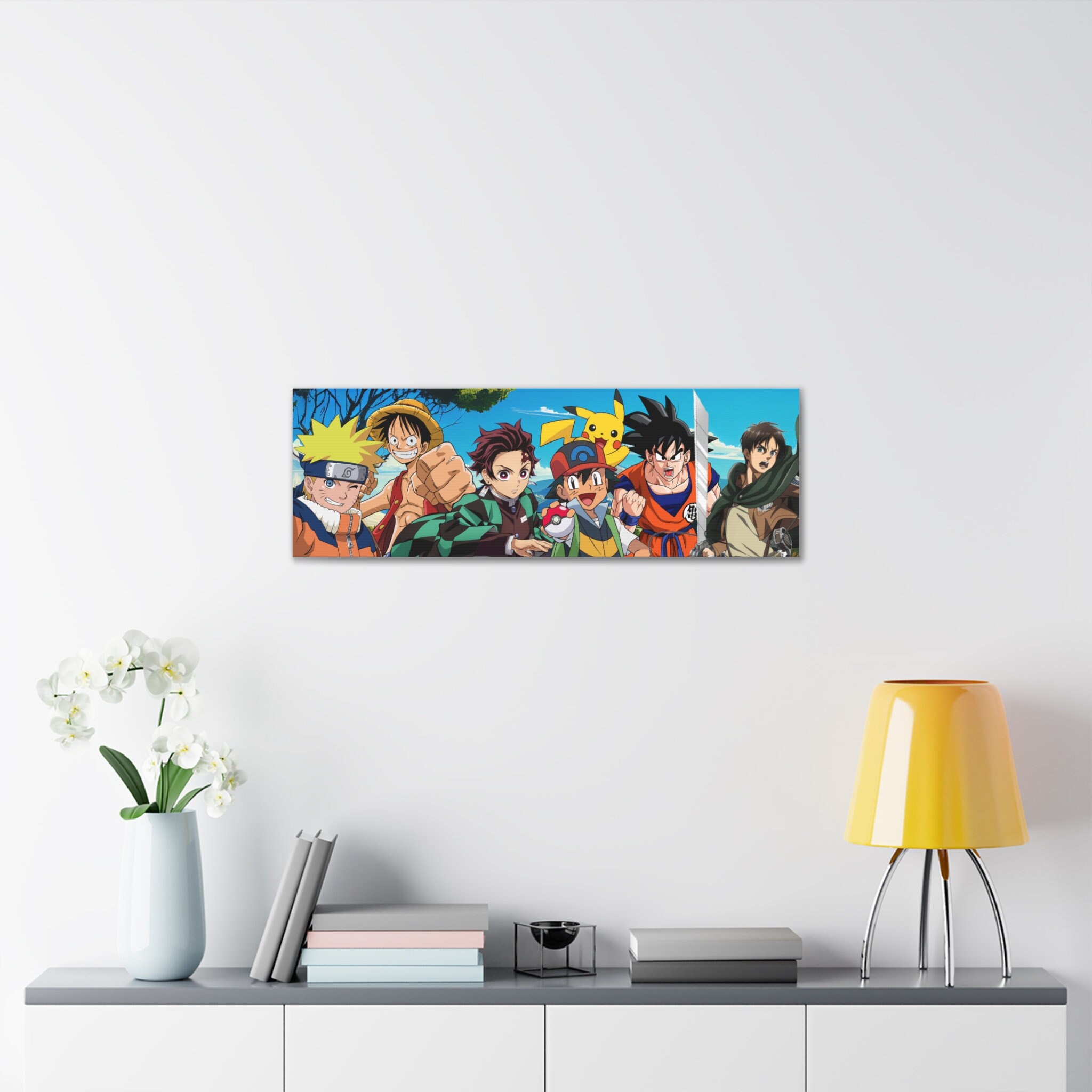 DRAGON VINES Naruto Iruka Umino Wall Art Prints for Living Room