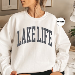 Lake Life Sweatshirt, Lake Hoodie, On The Lake Hoodie, Travel Lover Outfit, Gift For Adventurer, Vacation & Camper Clothing, Camper Apparel