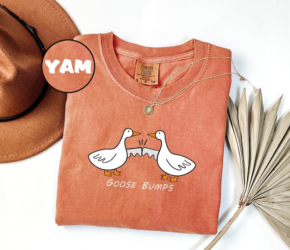 Goose Bumps Comfort Colors® Shirt, Silly Goose T-shirt, Funny Goose Outfit, Goose Lover Tee, Goose Couple Clothing, Sarcastic Goose Gifts