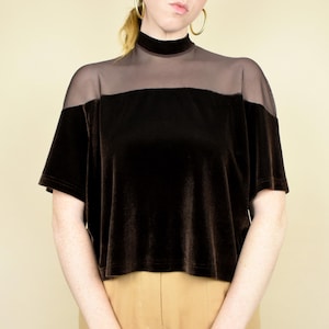 Good Tiemes Tee PDF Pattern, Sizes XXS-8X, Digital Sewing Pattern with Video Tutorial, Modern Mockneck T-Shirt, DIY Cropped Boxy Knit Top