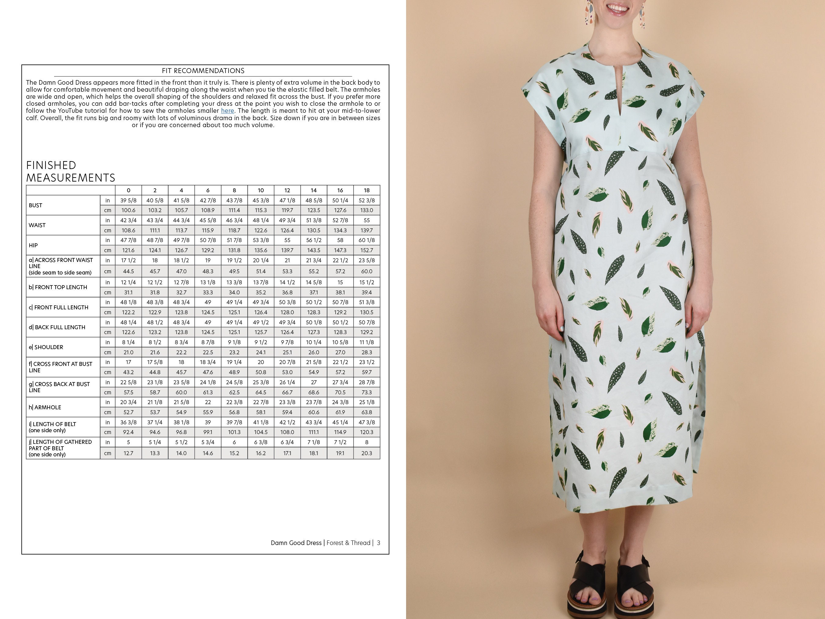 Damn Good Dress PDF Pattern, Confident Beginner Friendly, Sewing