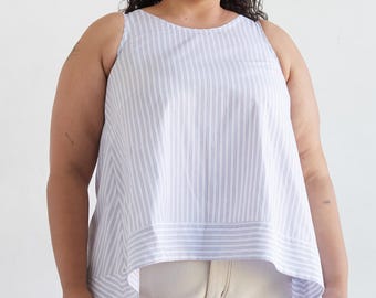 Float On Top PDF Sewing Pattern, Sizes 0-30, Beginner Friendly Sewing Pattern with Photo Tutorial, A-Line Tank, Trapeze Top, DIY Summer Top