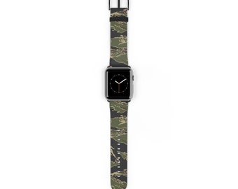 Tiger Stripe Camo Apple Watch Band Series 1, 2, 3, 4, 5, 6
