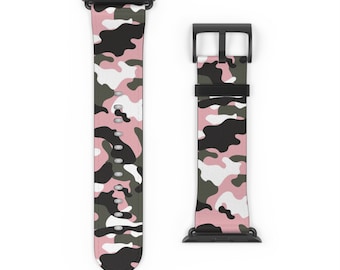 AppleID 　THEARTH 幕子　WING TIGER CAMO Tiger Stripe Camo Apple Watch Band Series 1, 2, 3, 4, 5, 6