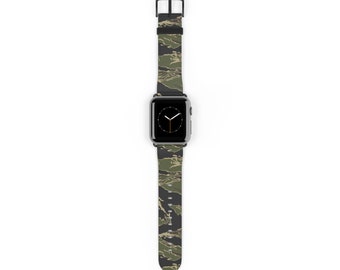 AppleID 　THEARTH 幕子　WING TIGER CAMO Tiger Stripe Camo Apple Watch Band Series 1, 2, 3, 4, 5, 6