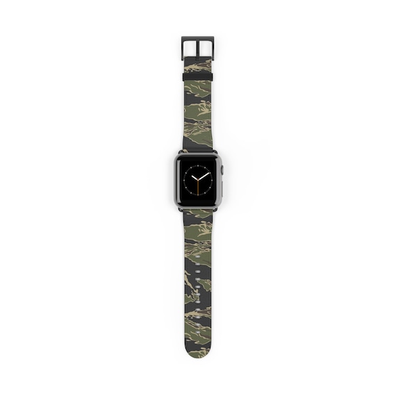 AppleID 　THEARTH 幕子　WING TIGER CAMO Tiger Stripe Camo Apple Watch Band Series 1, 2, 3, 4, 5, 6
