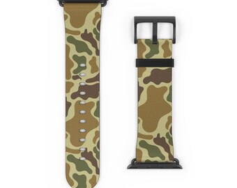 AppleID 　THEARTH 幕子　WING TIGER CAMO Tiger Stripe Camo Apple Watch Band Series 1, 2, 3, 4, 5, 6