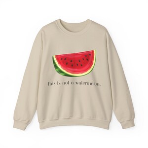 Camiseta Palestine 'This Is Not A Watermelon' - Diseño De Declaración, Algodón Ligero, Manga Corta