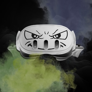 Sinister Grin-vinyltransfer voor meta Quest 3 stickerwrap in verschillende kleuren Oculus skin perfect cadeau-idee