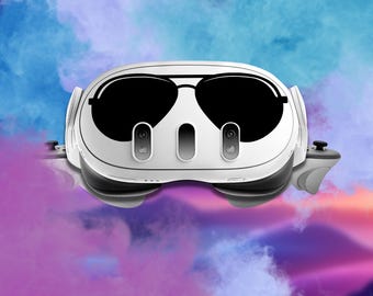 Sunglasses Vinyl Decal for Meta Quest 3: VR Headset Sticker